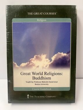 Great Courses World Religions Buddhism 2 DVD Guidebook Malcolm Eckel New/Sealed